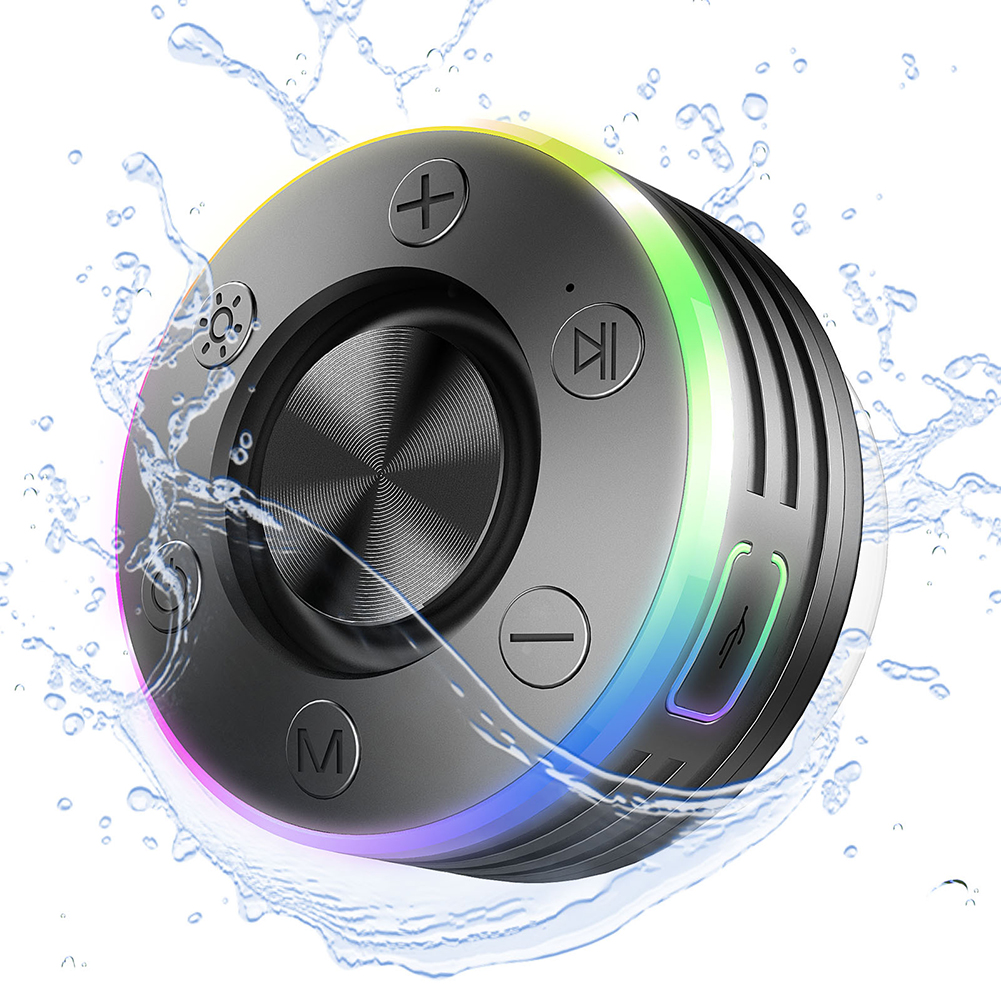 Home Bathroom Called - Waterproof Wireless Speaker with Suction Cup/RGB