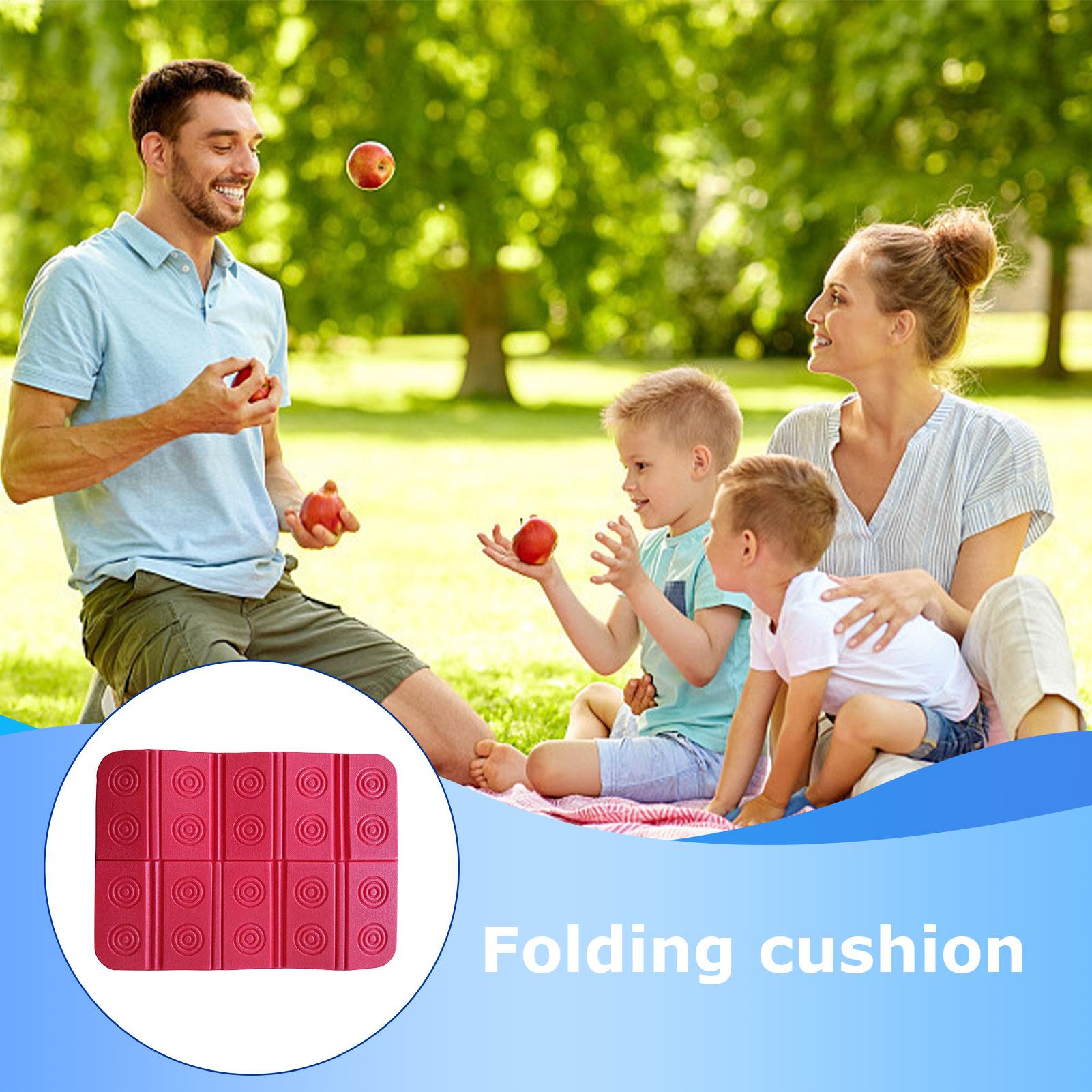 Home Bathroom Floor Mats - Foldable Outdoor Camping Seat Cushion, Portable