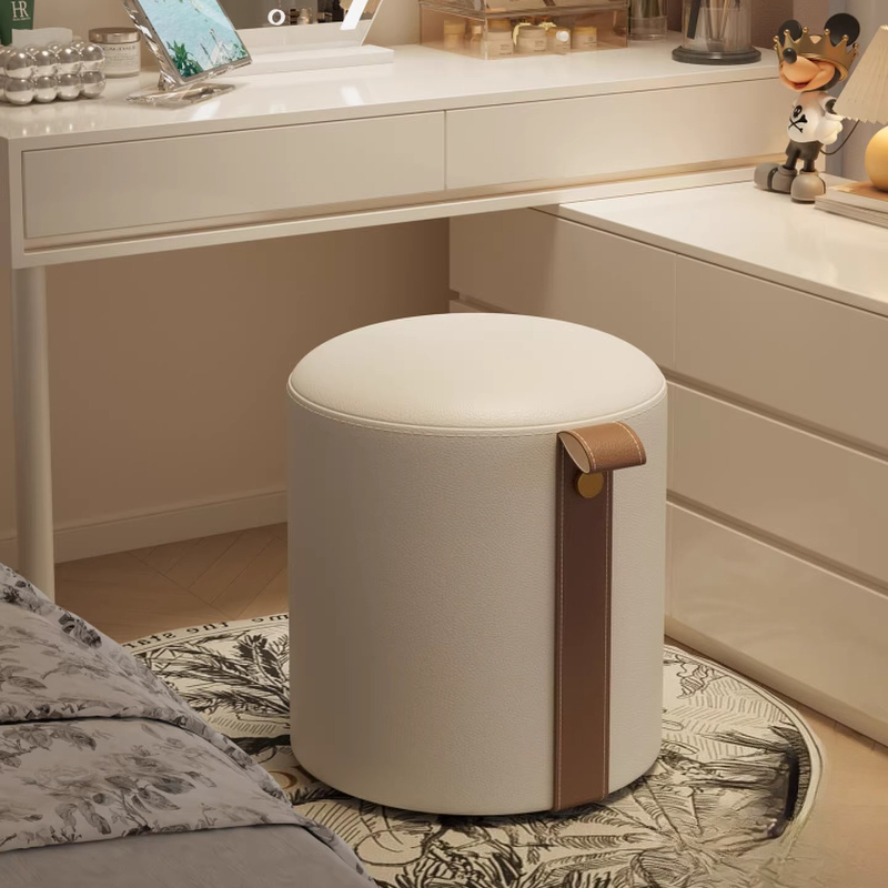 Home Living Bathroom Vanity - Wooden Comfortable Vanity Chair Bedroom Cabinet