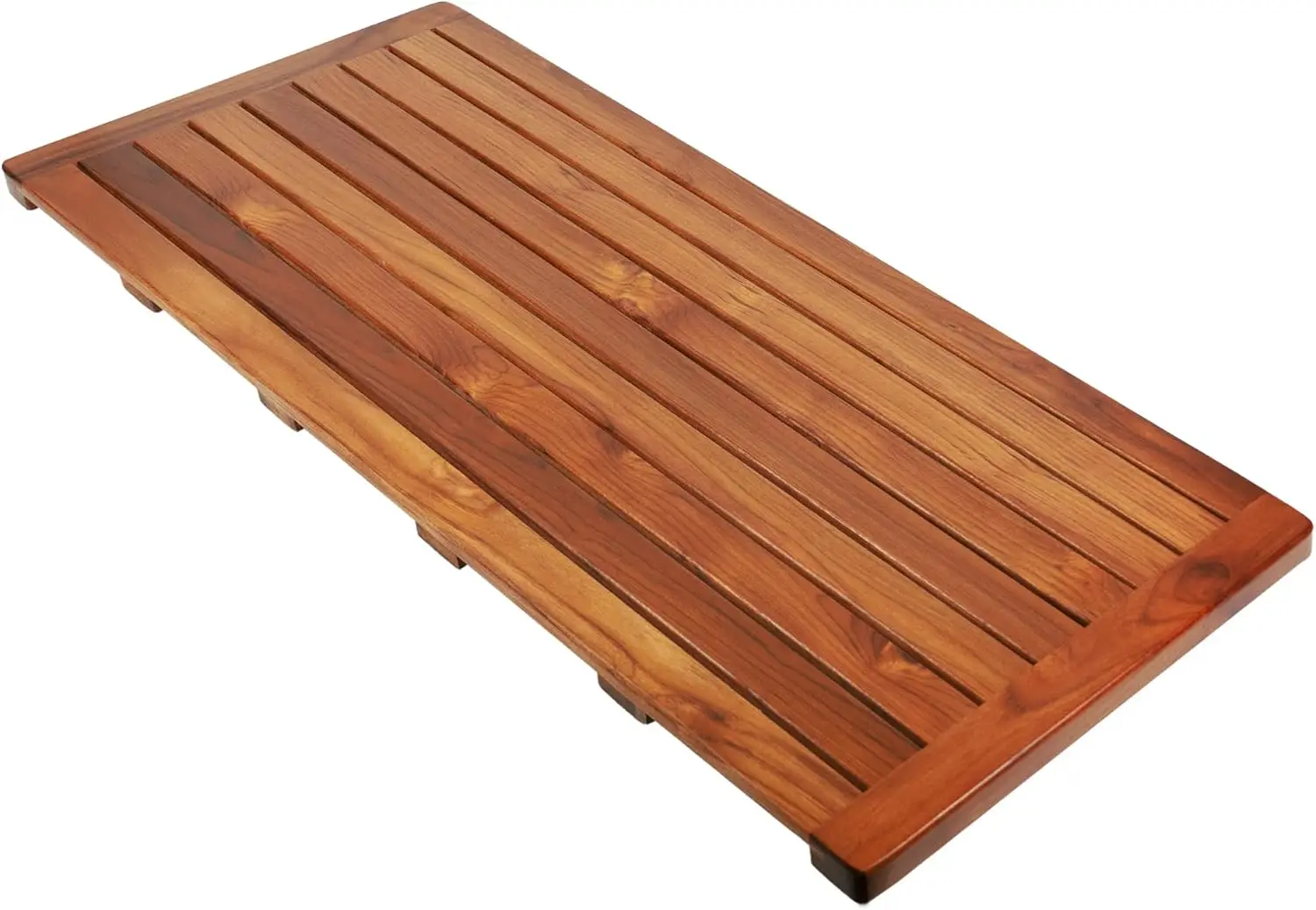 Home Bathroom Floor Mats - Teak Bath Mat, Shower Mat Wood