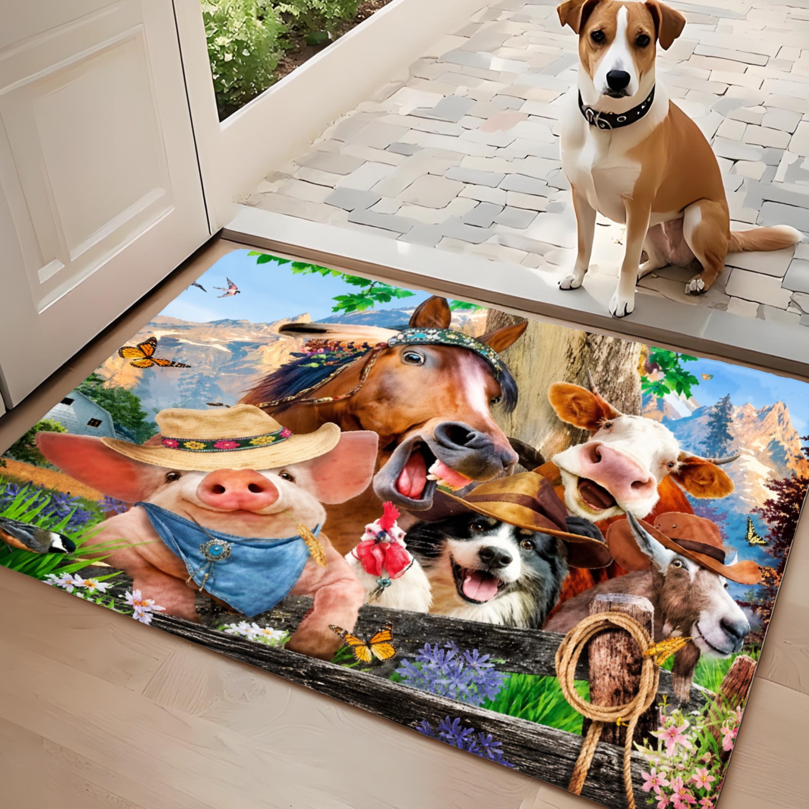 3PCS Kitchen Rugs,Home Decorat - Home Bathroom Scene avaliação e preço
