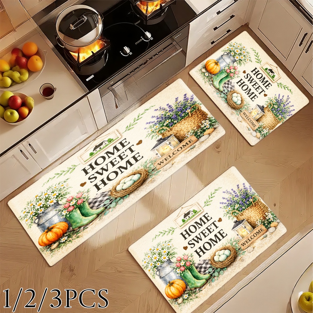 3PC Kitchen Rugs,Home Decorati - Home Bathroom Scene avaliação e preço