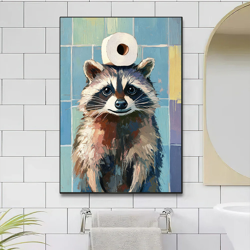 1pc frameless Toilet Paper Ani - Home Bathroom Pictures avaliação e preço