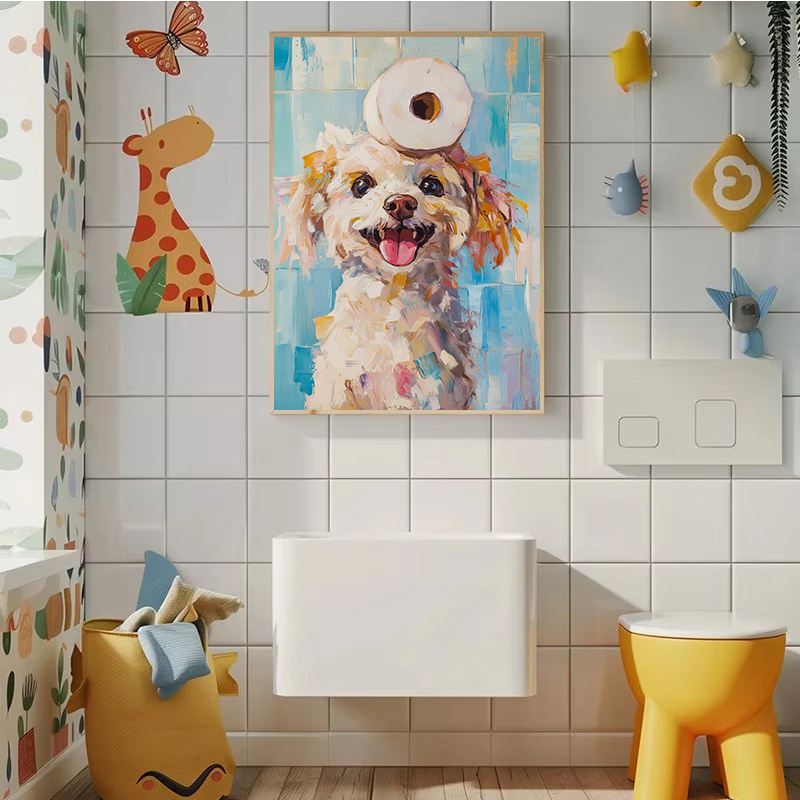 1pc frameless Toilet Paper Ani - Home Bathroom Pictures avaliação e preço