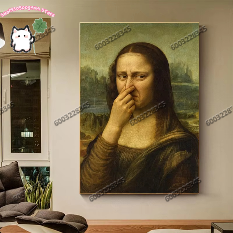 1PC Funny Art Posters Funny Ce - Home Bathroom Pictures avaliação e preço