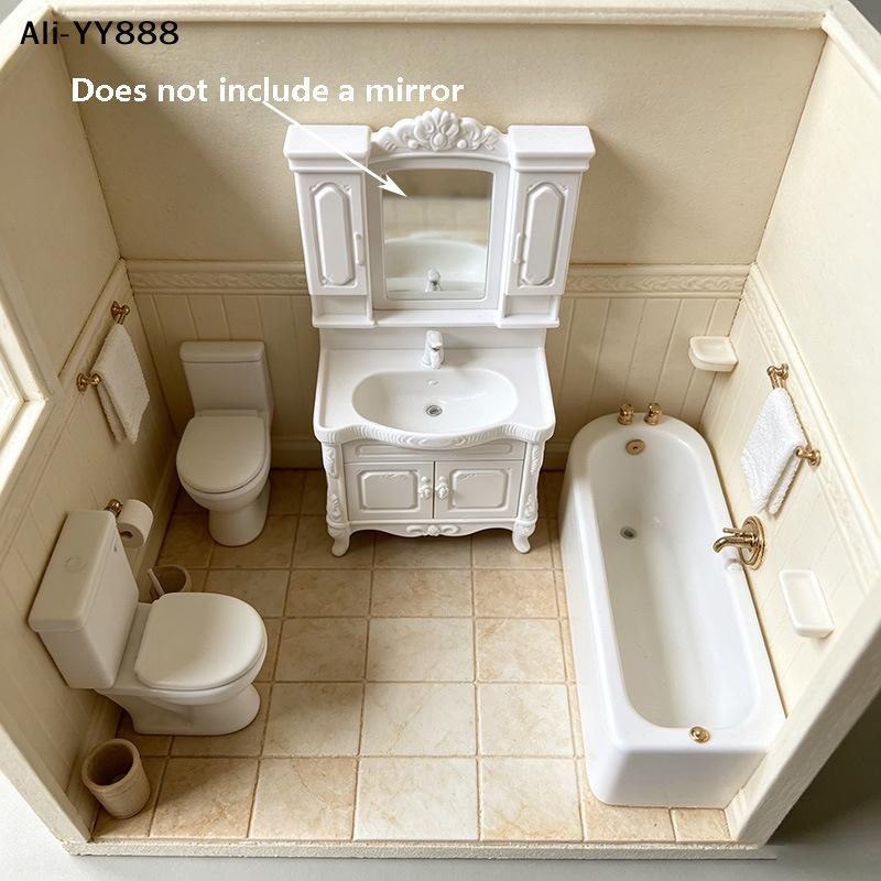 【A11】1Pcs Doll Home Bathroom F - Jet Home Bathroom Accessories avaliação e preço