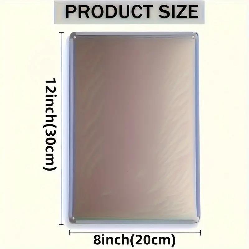 Stylish Female Metal Tin Sign  - Home Bathroom Wall Decor avaliação e preço