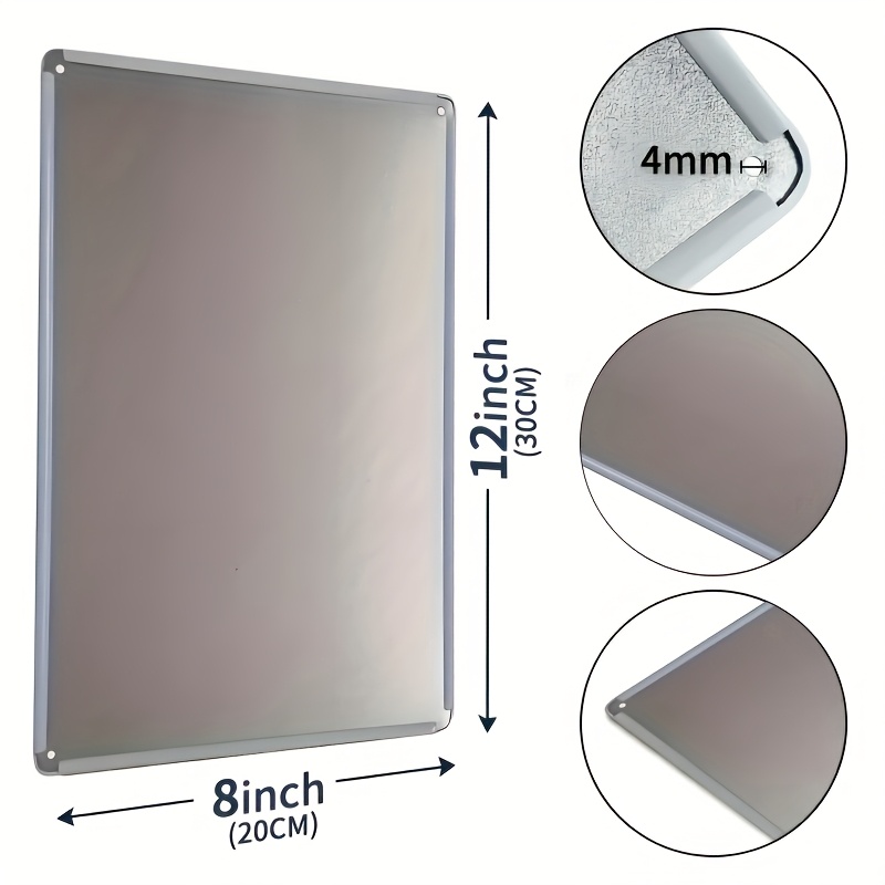 Stylish Female Metal Tin Sign  - Home Bathroom Wall Decor avaliação e preço