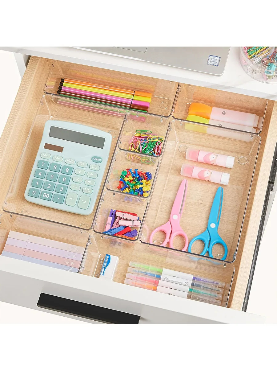 6/9/12Pack Drawer Organizers C - Home Bathroom Tub avaliação e preço