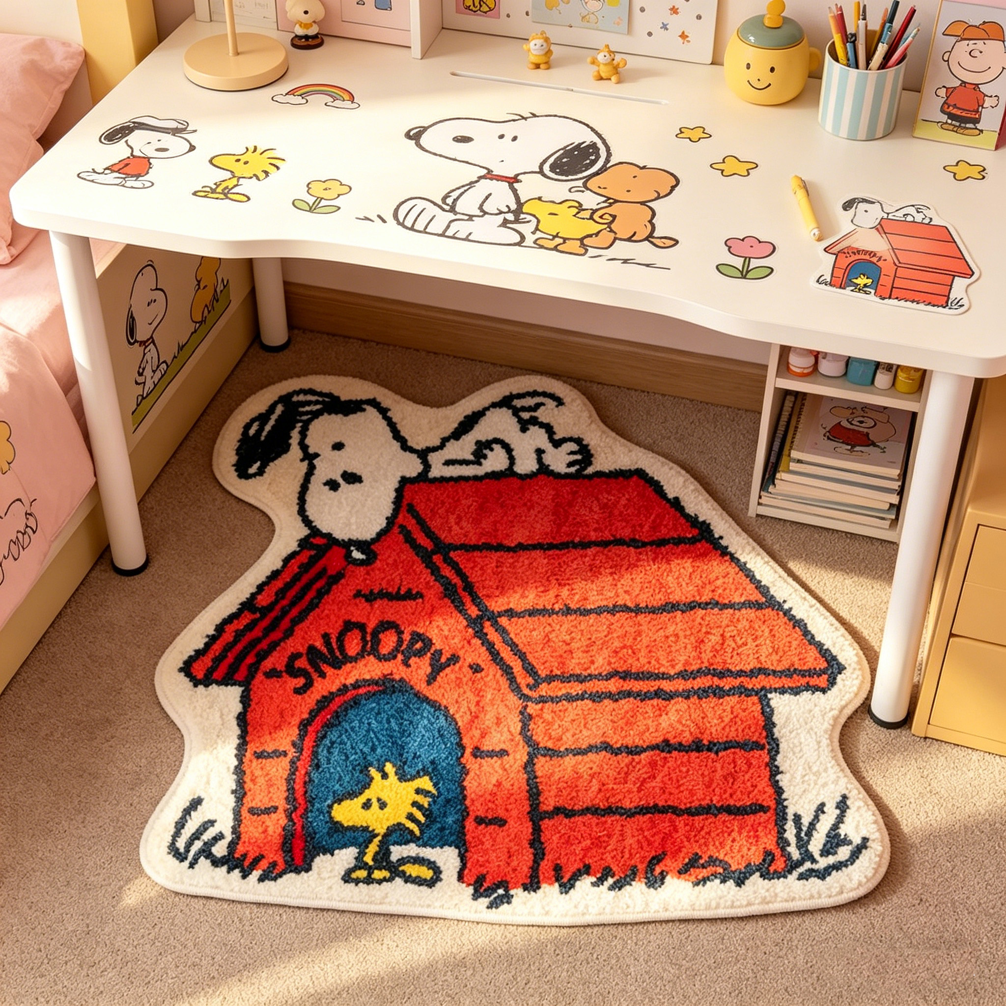 Cute Cartoon Snoopy House Shap - Home Edit Bathroom avaliação e preço