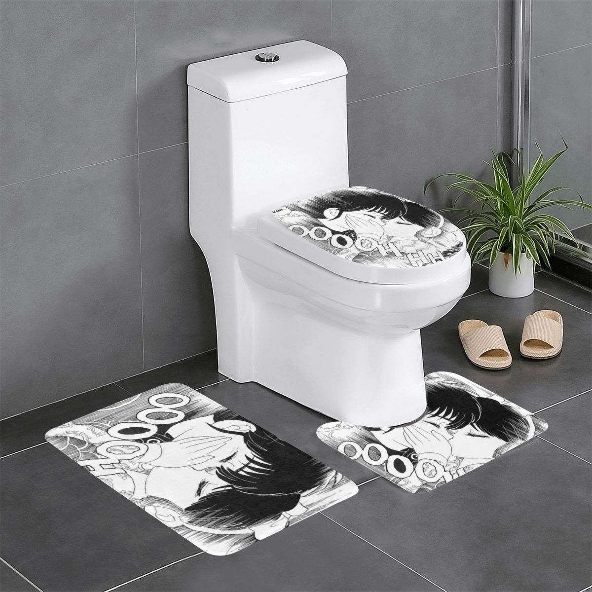 Ranma And Akane Kiss Ranma 12  - Home Edit Bathroom avaliação e preço