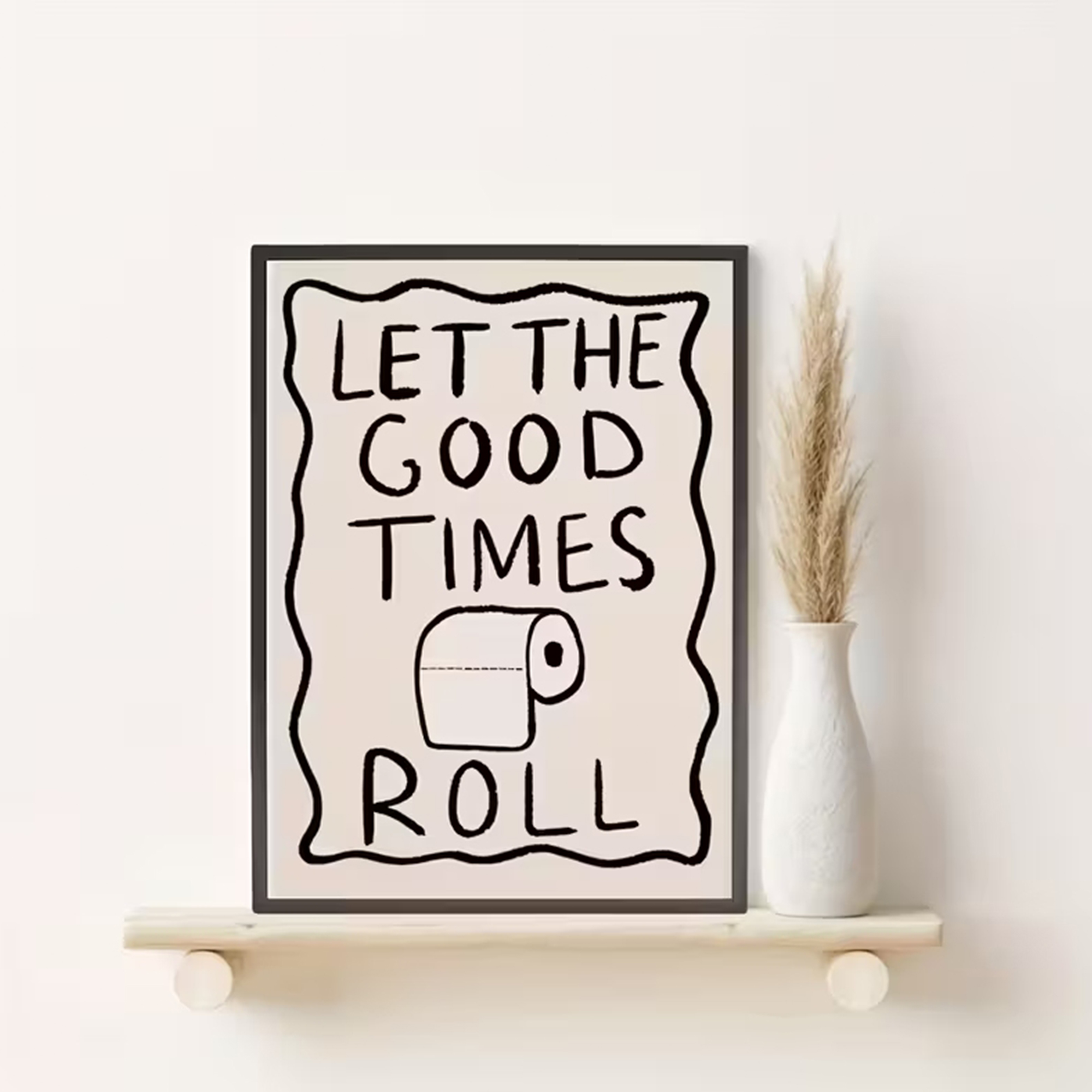 Funny Toilet  Let The G00d Tim - Home Bathroom Wall Decor avaliação e preço