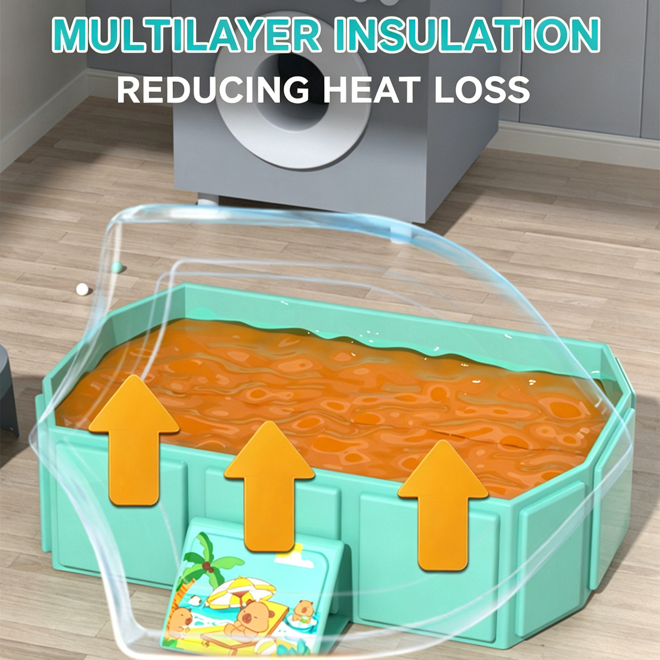 1PC Foldable Bathtub Portable  - Home Bathroom Tub avaliação e preço