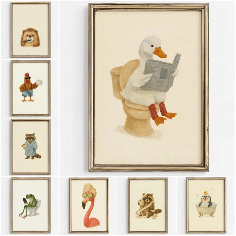 1PC Frameless Cute Animal Bubb - Home Bathroom Pictures avaliação e preço