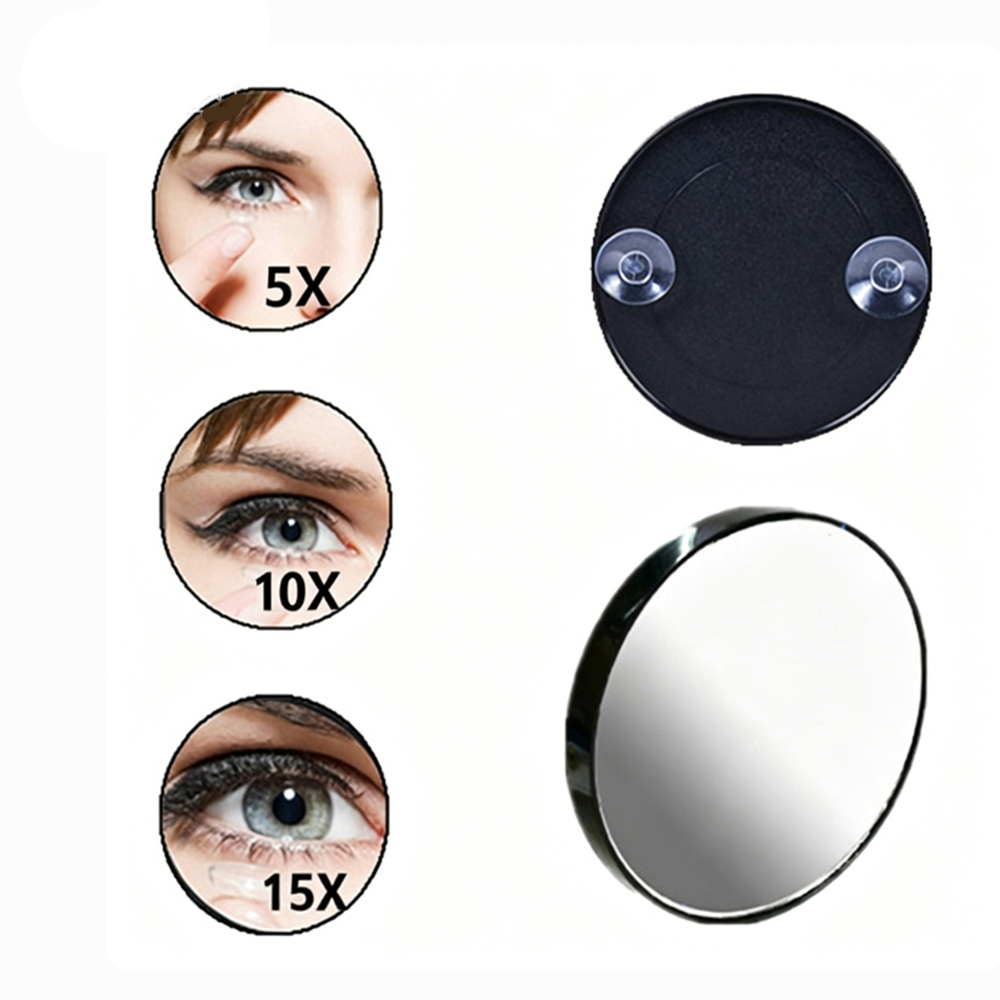 5X/10X/15X Magnifying Mirror w - Shaving Mirror Suction avaliação e preço
