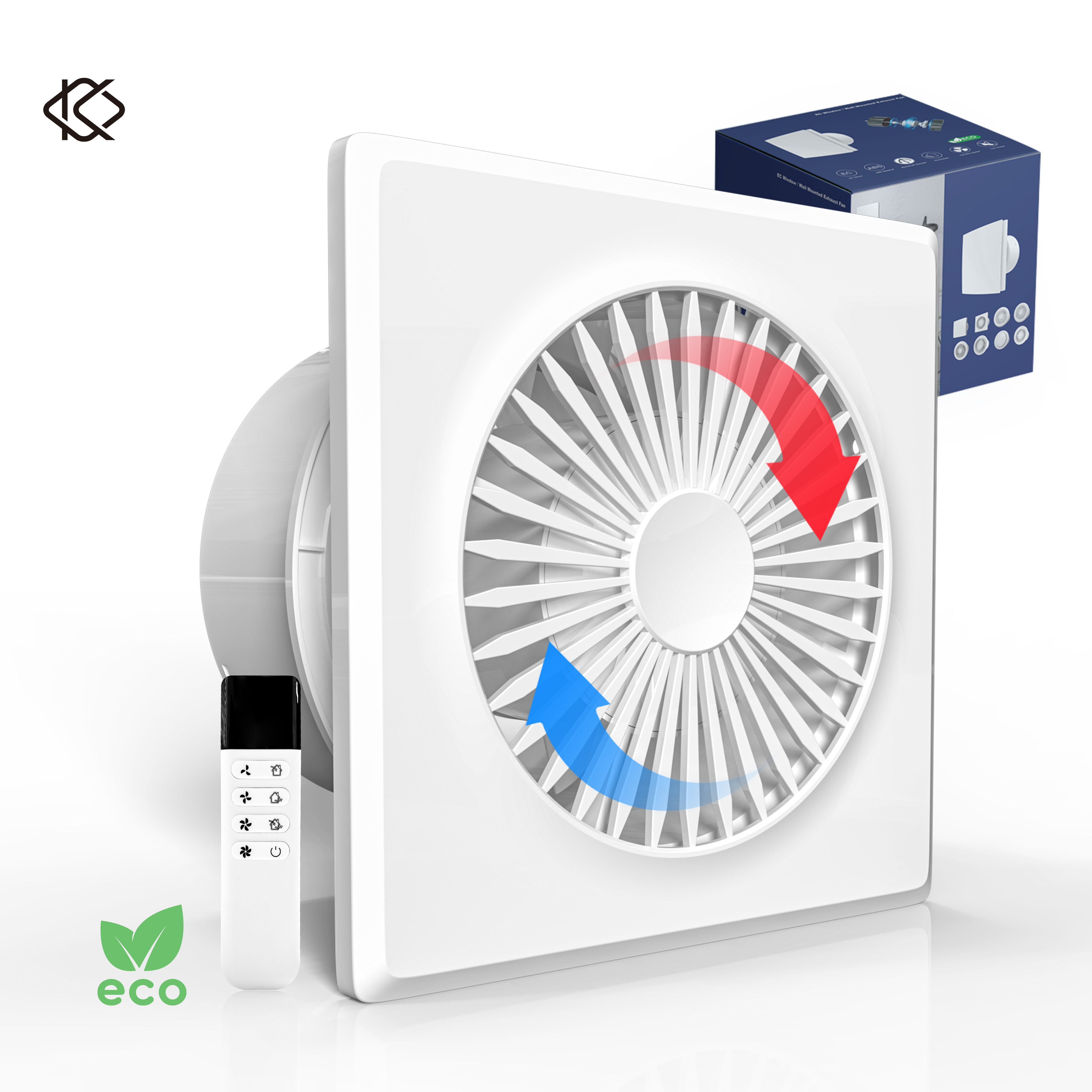KCvents Reversible Ventilator  - Home Bathroom Exhaust Fan avaliação e preço