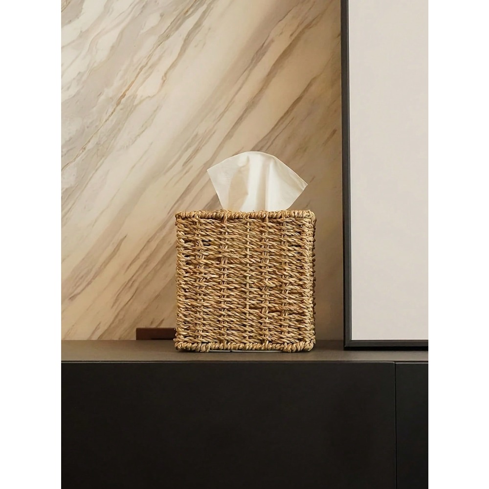 1pc Water Hyacinth Paper Tissu - Home Goods Bathroom Vanity avaliação e preço