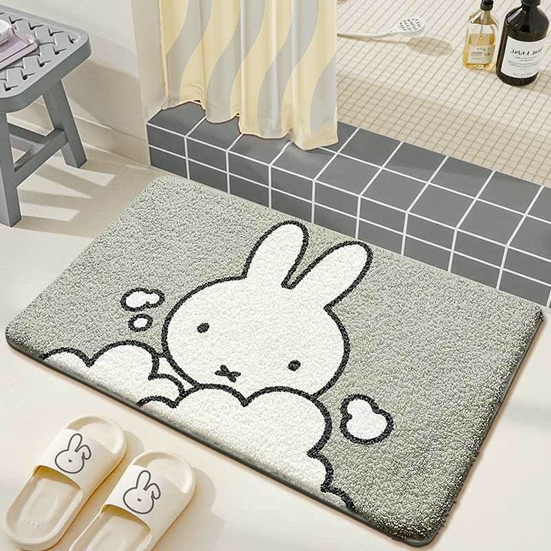 Kawaii Miffy Floor Mat Cute Ca - Home Edit Bathroom avaliação e preço