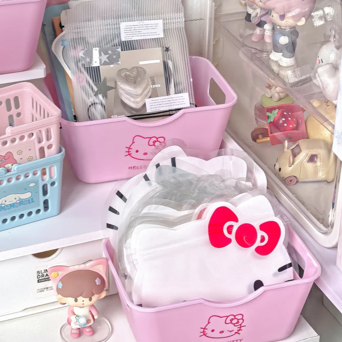 Hello Kitty 2/4Pcs Plastic Org - Home Goods Bathroom Sets avaliação e preço