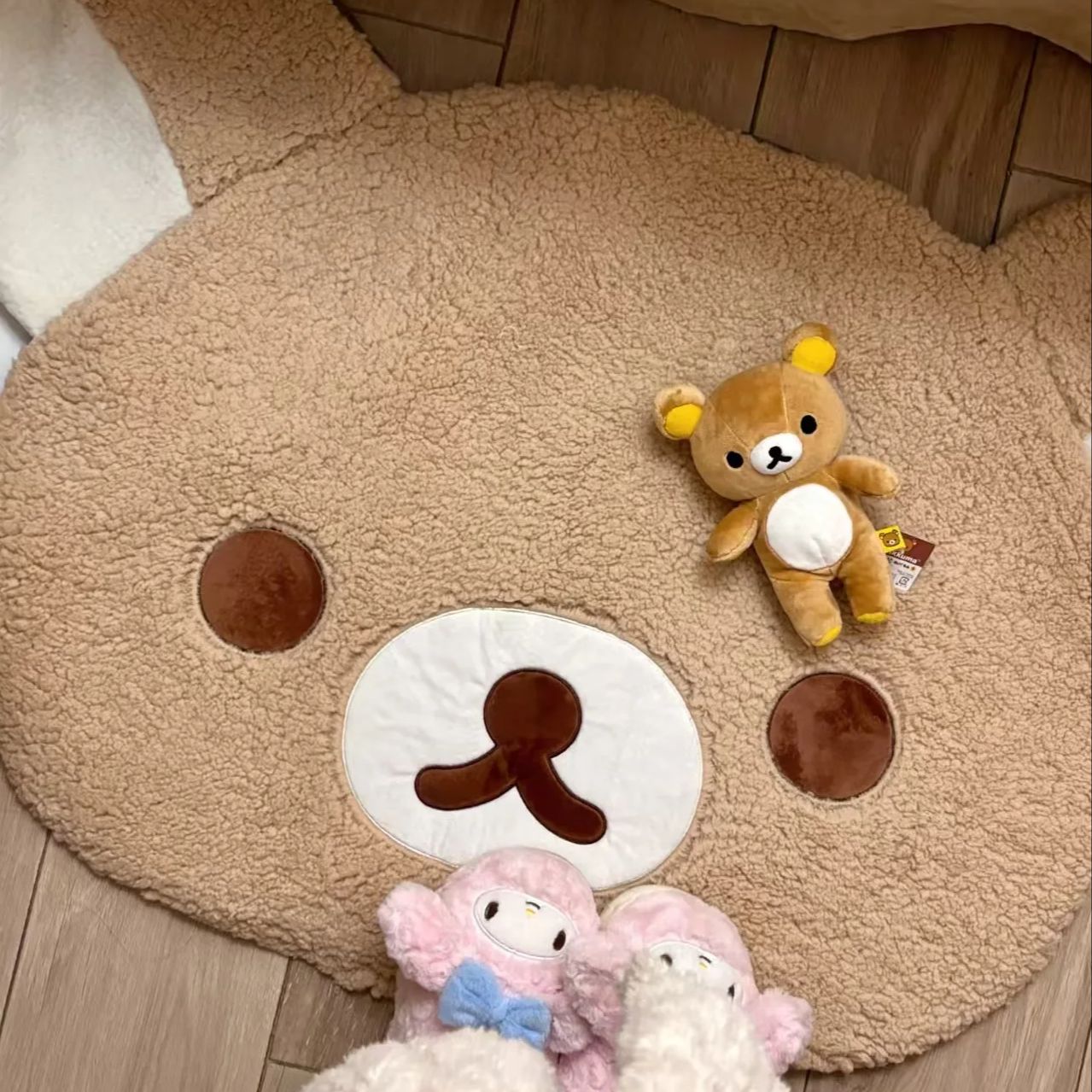 Cartoon Rilakkumas Plush Rug K - Home Bathroom Carpet avaliação e preço