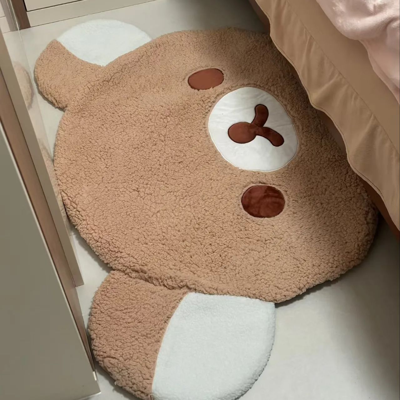 Cartoon Rilakkumas Plush Rug K - Home Bathroom Carpet avaliação e preço