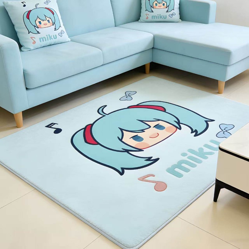 Cartoon animation Hatsune Miku - Home Bathroom Floor Mats avaliação e preço