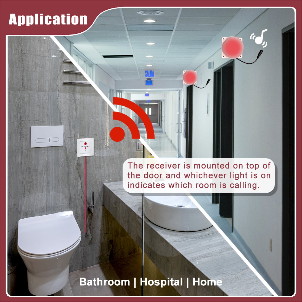 Electronic Wireles Nurse Call  - Home Bathroom Called avaliação e preço