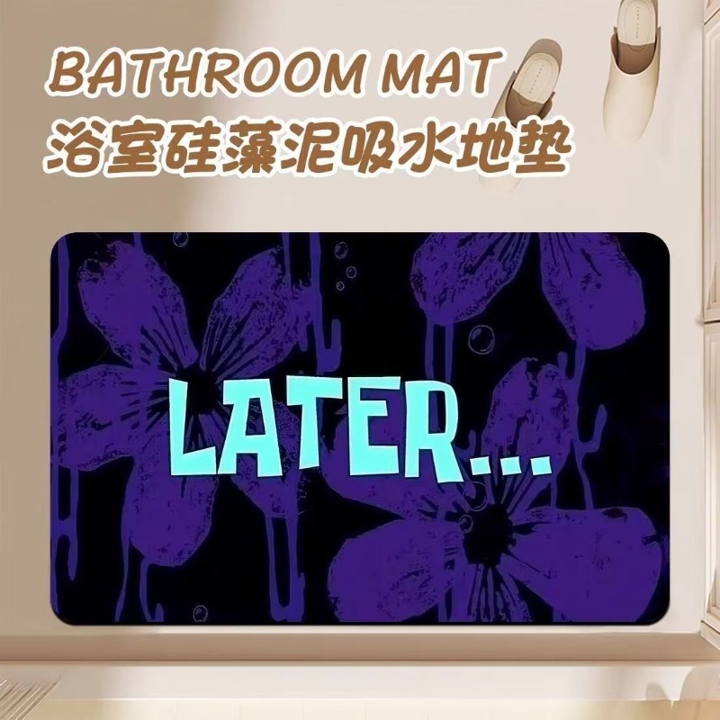 Anime Cartoon Diatom Mud Bathr - Home Edit Bathroom avaliação e preço