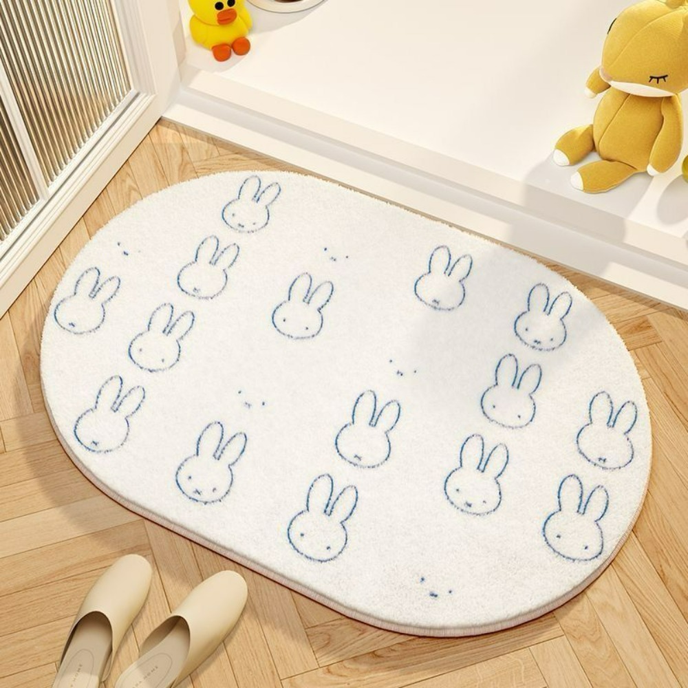 Miffy Cartoon Floor Mat Soft I - Home Bathroom Carpet avaliação e preço