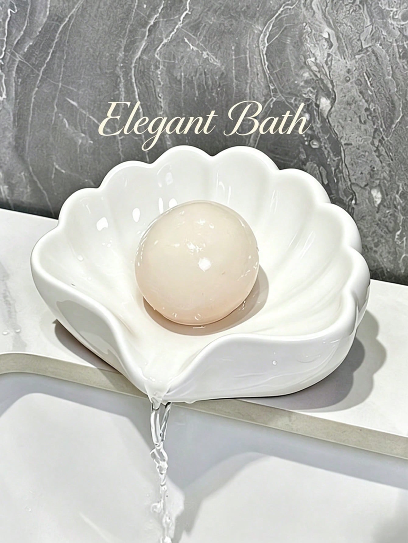 2pcs Nordic Style Shell Shaped - Home Goods Bathroom Vanity avaliação e preço