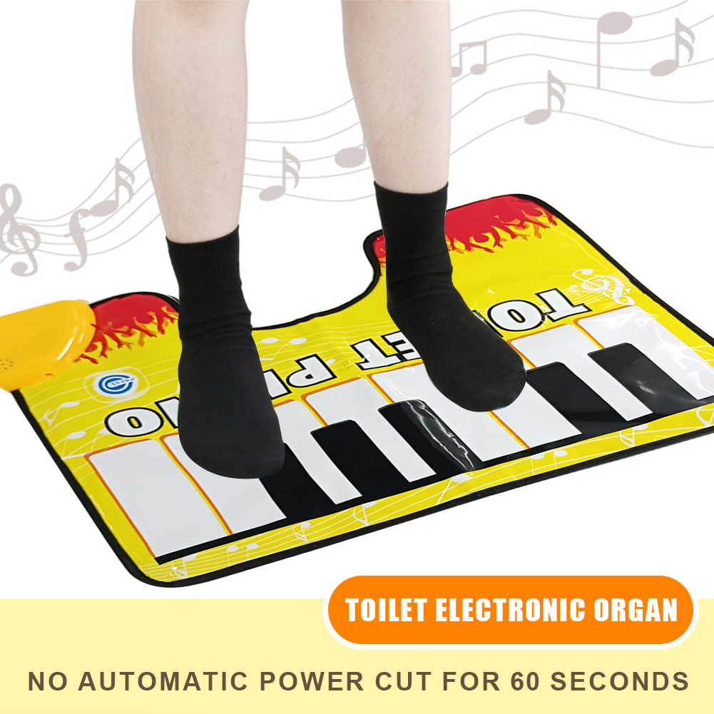 Toilet Piano Mat Novelty Potty - Home Bathroom Carpet avaliação e preço
