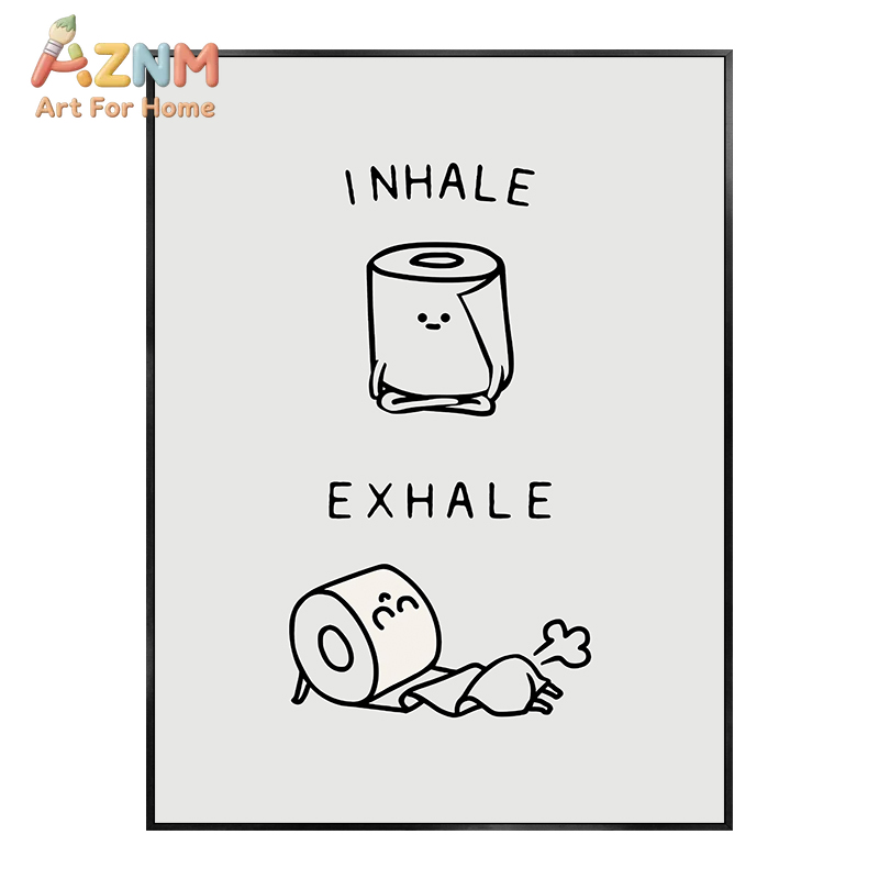 1PC_3pcs Abstract Humour Bad S - Home Bathroom Pictures avaliação e preço