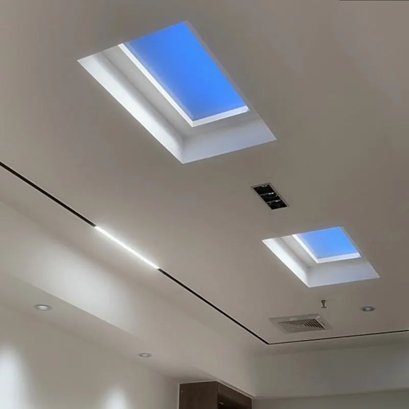 Artificial Sunlight LED Skylig - Home Bathroom Exhaust Fan avaliação e preço