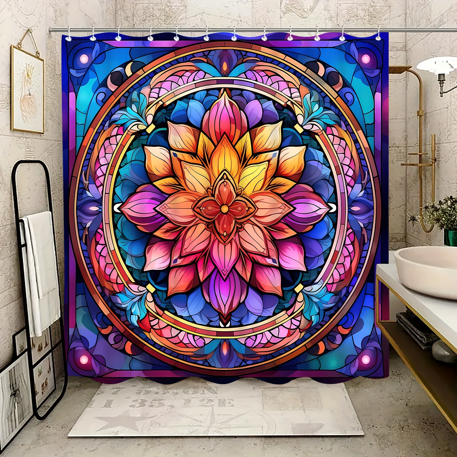 Flannel Durable Machine Washab - Home Bathroom Scene avaliação e preço