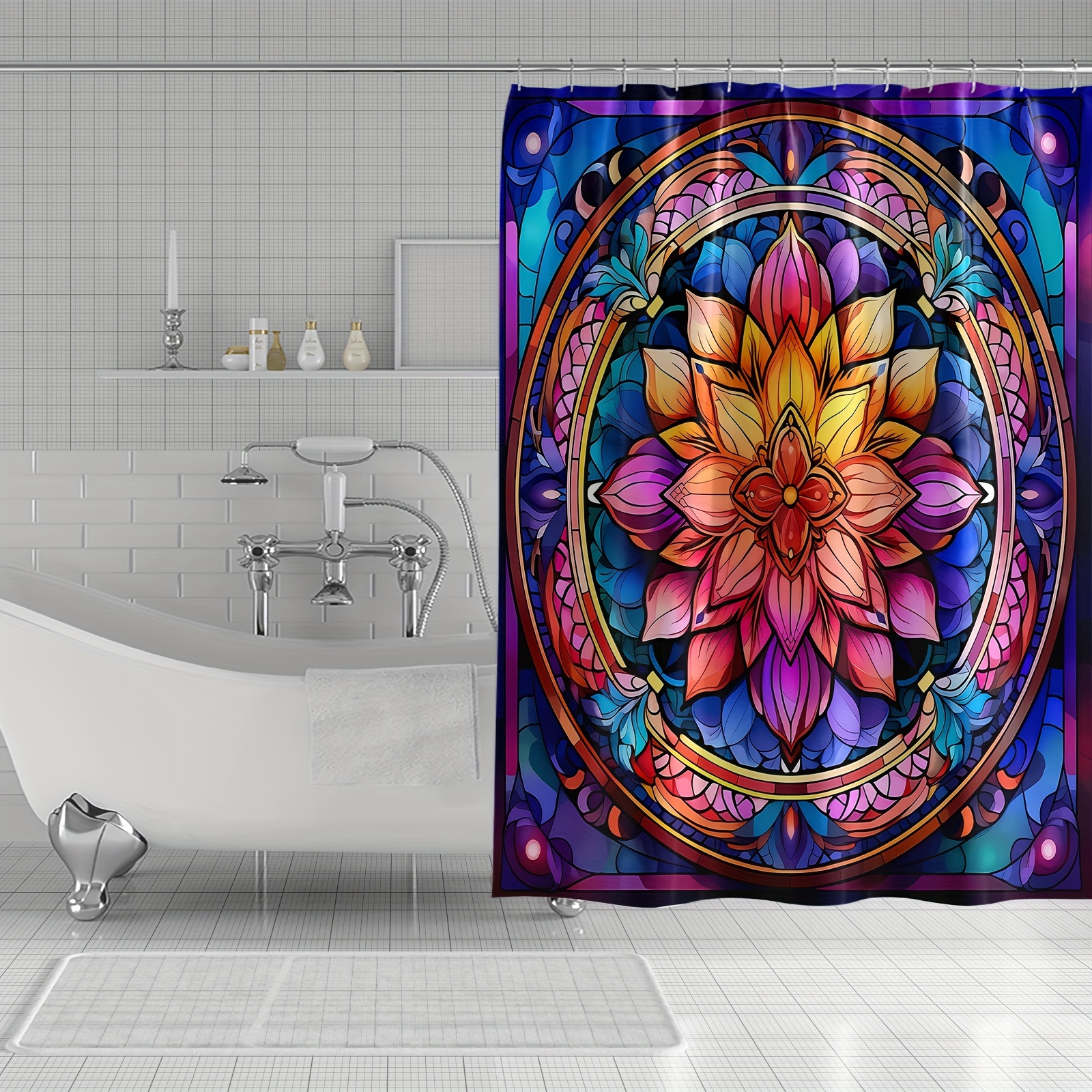 Flannel Durable Machine Washab - Home Bathroom Scene avaliação e preço