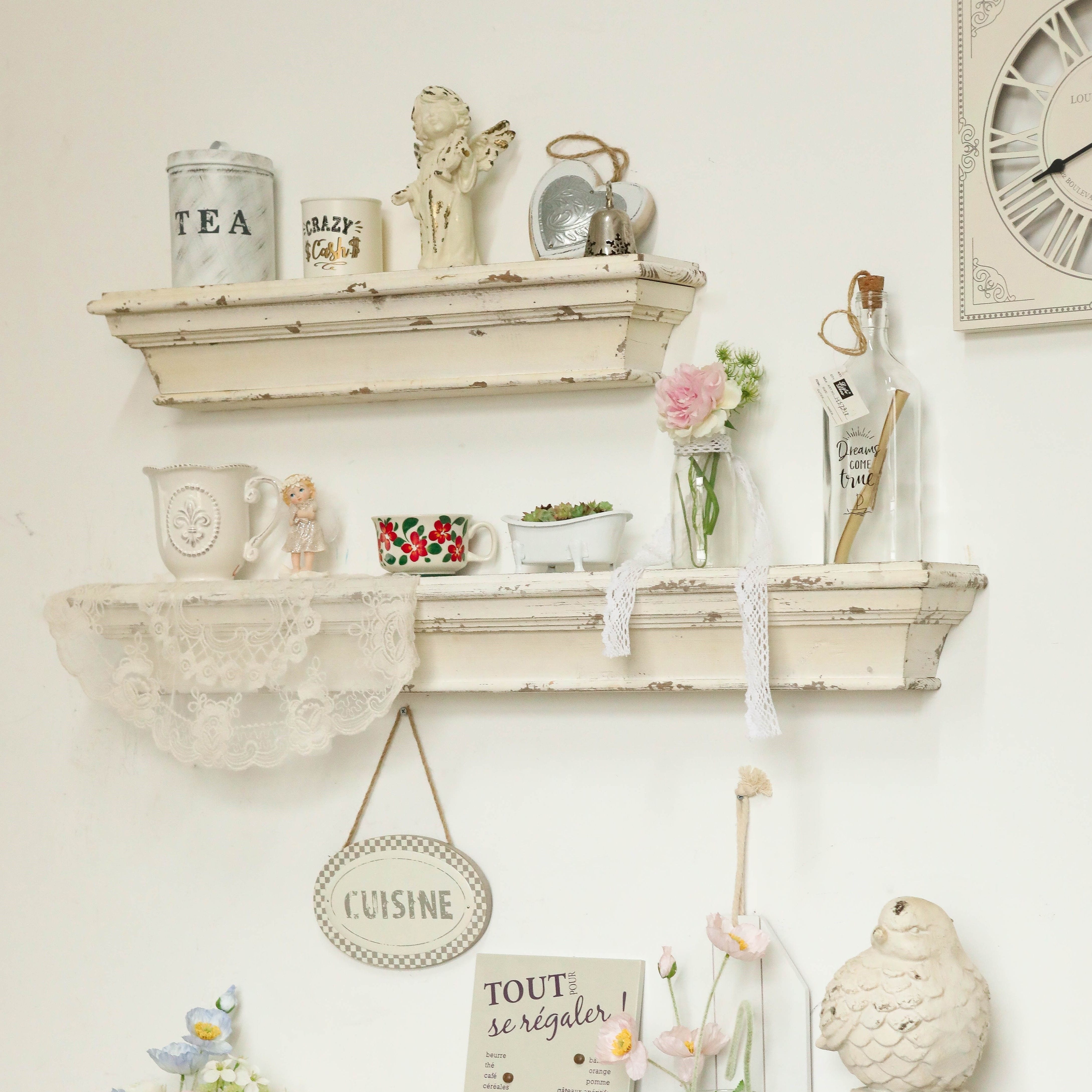 Set of two-layer boards, retro - Home Goods Bathroom Sets avaliação e preço