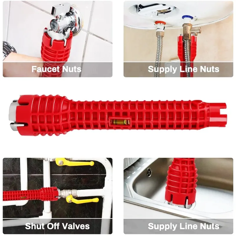 Universal Plumbing Tool Double - Home Bathroom Water Heater avaliação e preço