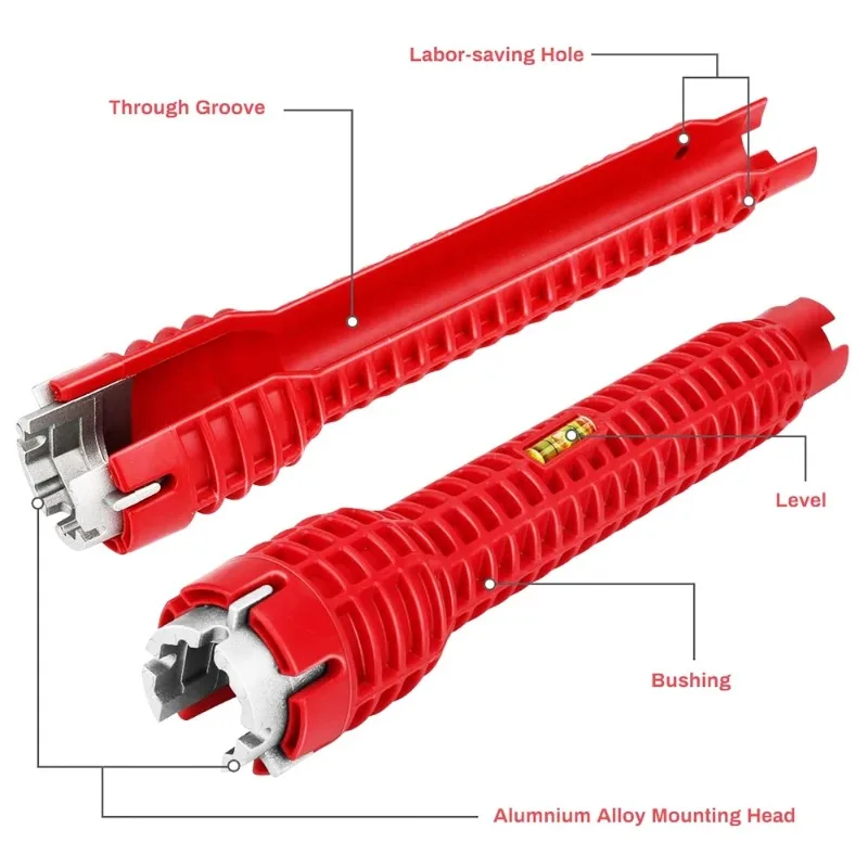 Universal Plumbing Tool Double - Home Bathroom Water Heater avaliação e preço