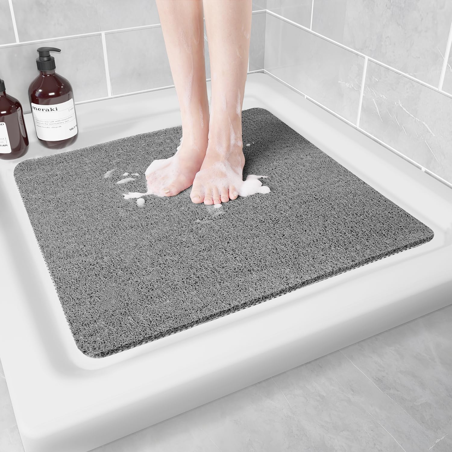 Non-Slip Shower Mat, Anti-Slip - Home Bathroom Tub avaliação e preço