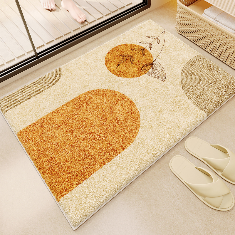 VIKAMA Japanese Faux Cashmere  - Home Bathroom Carpet avaliação e preço
