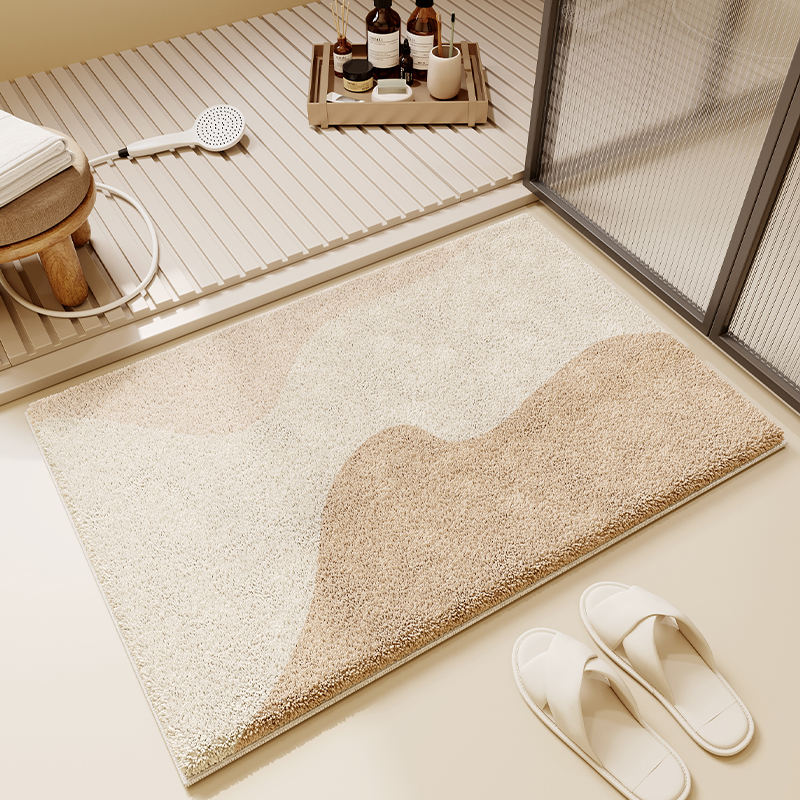 VIKAMA Japanese Faux Cashmere  - Home Bathroom Carpet avaliação e preço