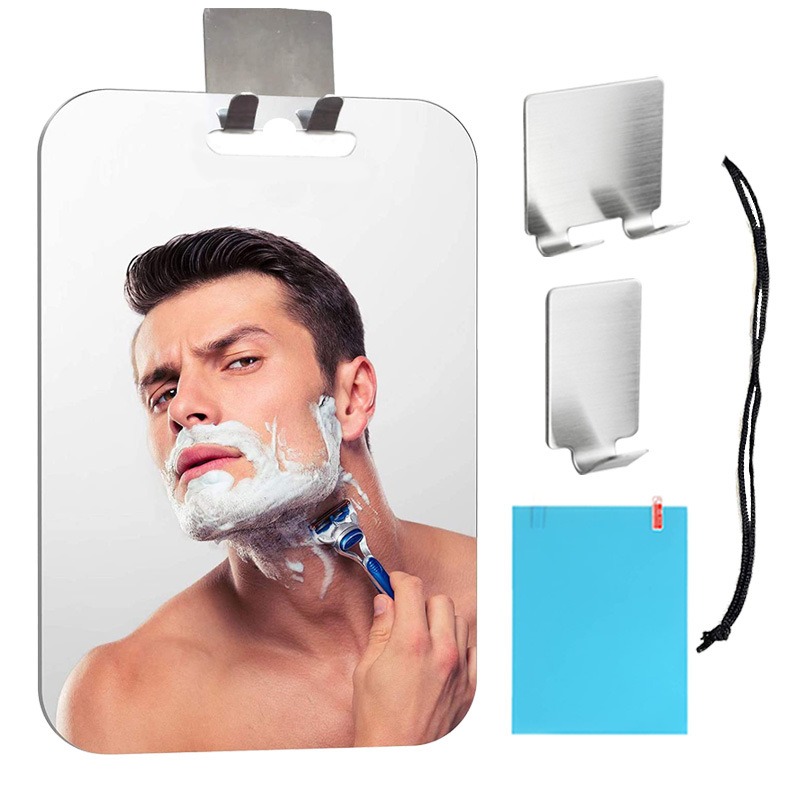 30x20CM Big Size Acrylic Anti  - Shaving Mirror Suction avaliação e preço