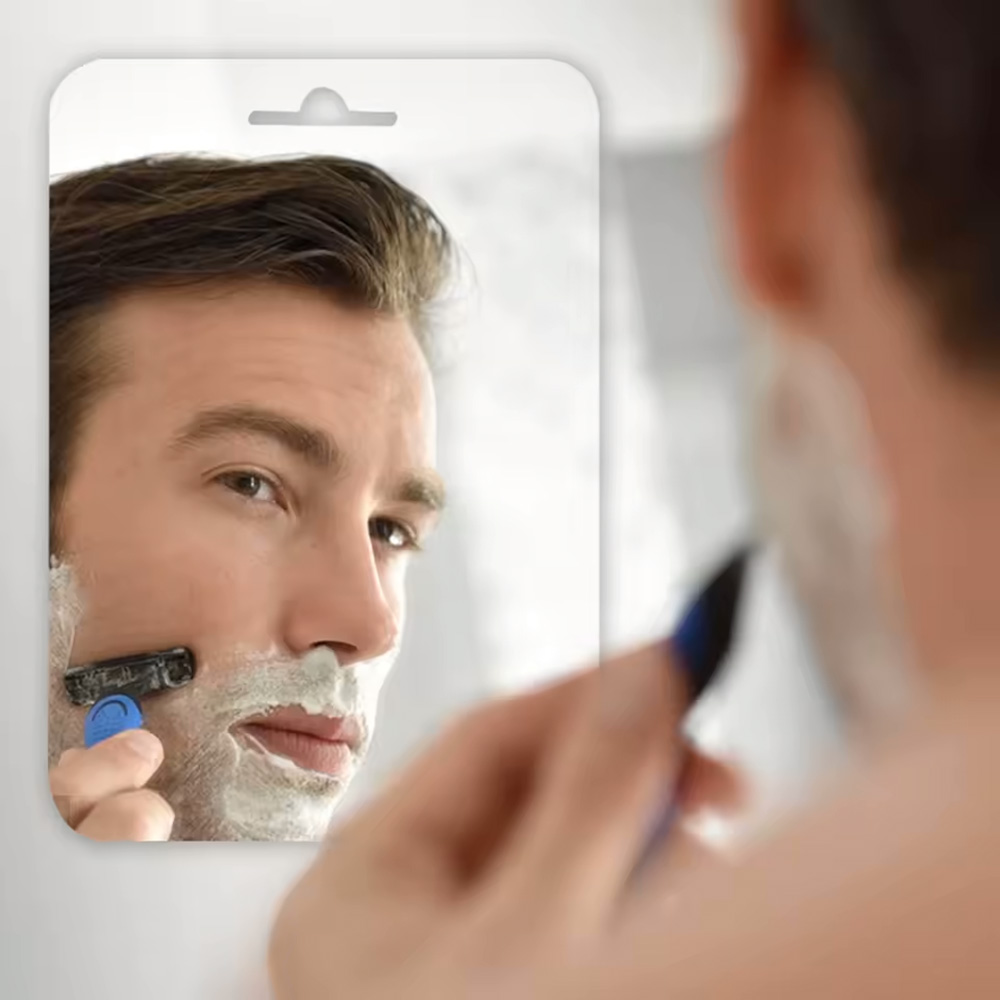 Acrylic Mirror With Wall Sucti - Shaving Mirror Suction avaliação e preço