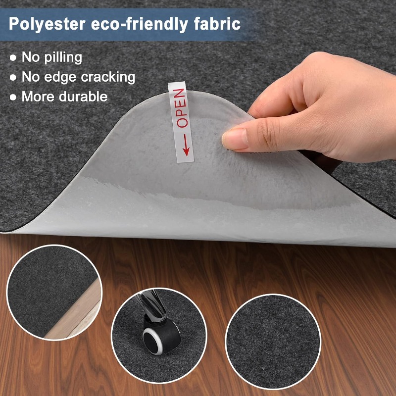 Large Anti-Slip Office Chair M - Home Goods Bathroom Mats avaliação e preço