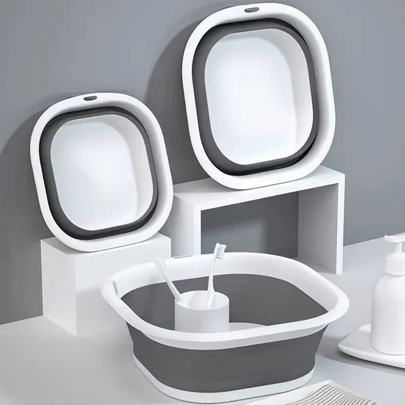 Plastic Folding Wash Basin, Po - Home Bathroom Tub avaliação e preço