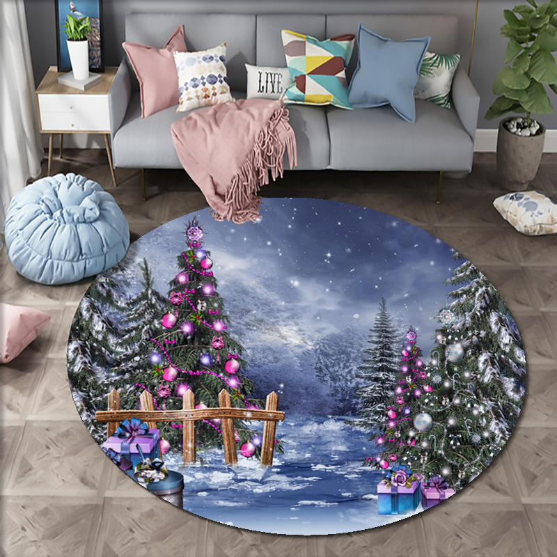 Christmas Woods Snow Scene Car - Home Bathroom Scene avaliação e preço