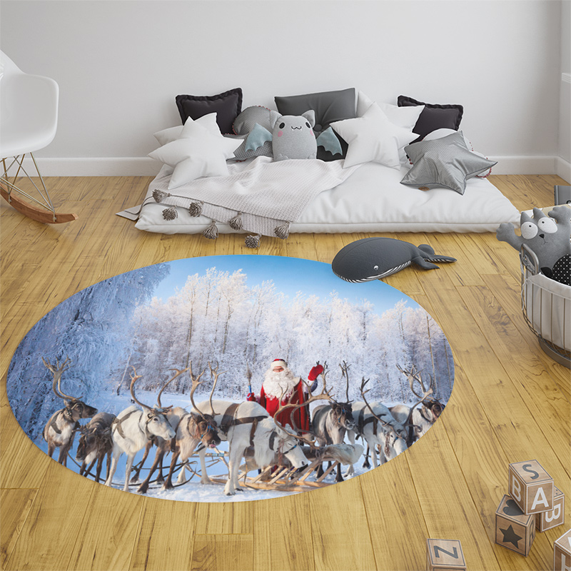 Christmas Woods Snow Scene Car - Home Bathroom Scene avaliação e preço