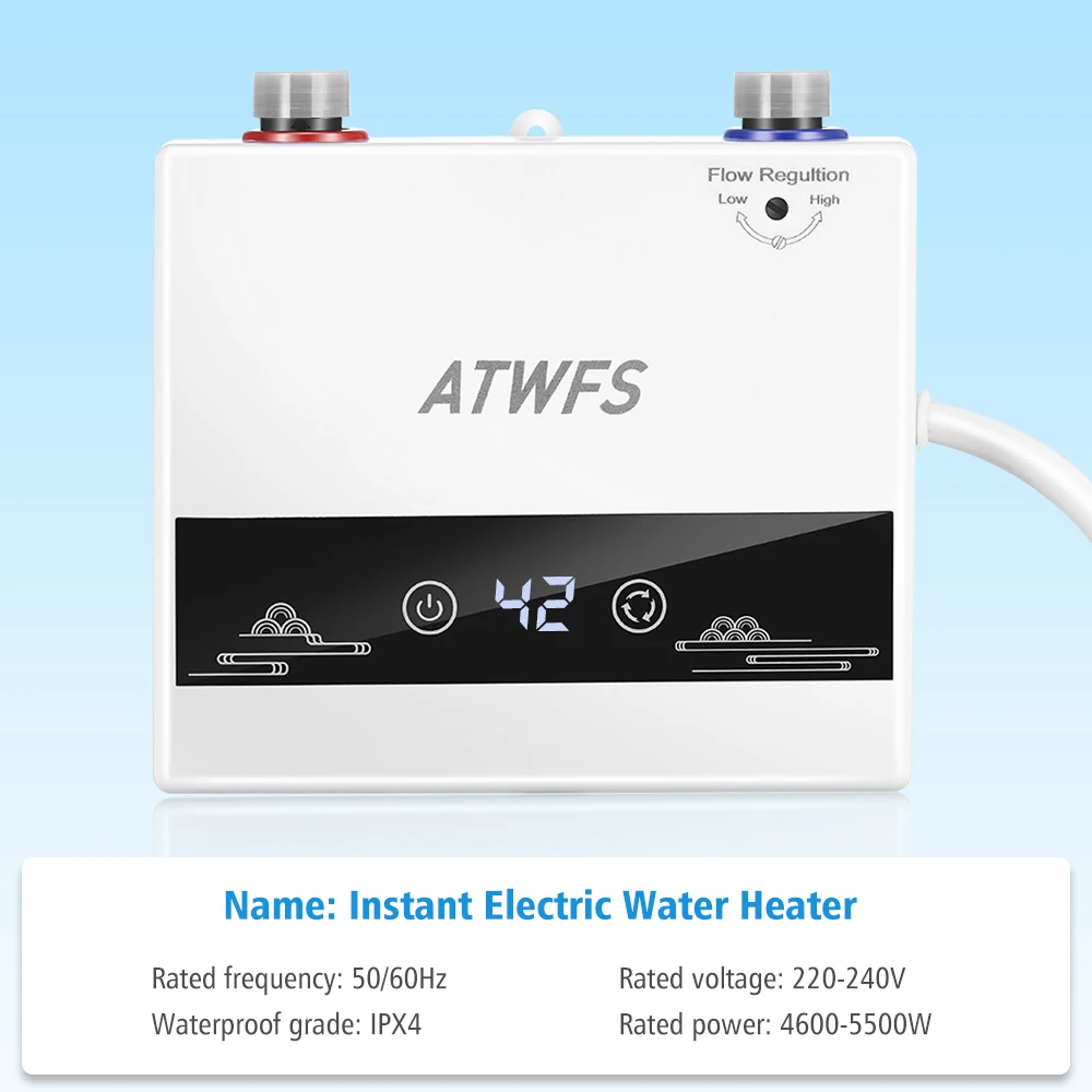 ATWFS Instant Water Heater 220 - Home Bathroom Water Heater avaliação e preço