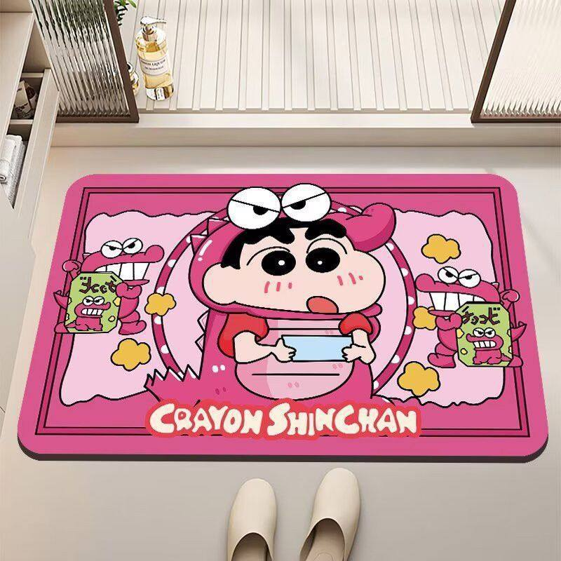 Crayon Shin-Chan Cartoon Diato - Home Bathroom Carpet avaliação e preço