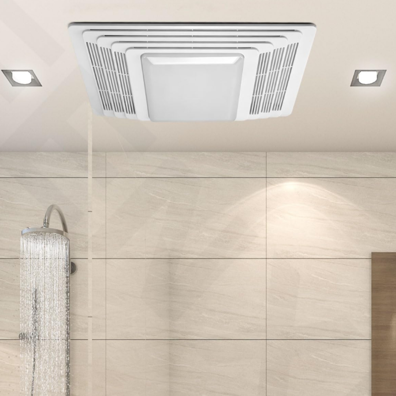 Bathroom Exhaust Fan Cover Whi - Home Bathroom Exhaust Fan avaliação e preço